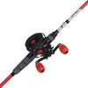 Abu Garcia Black Max & Max X Low Profile Baitcast Reel and Fishing Rod Combo