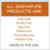 SASHAPURE Healing Shampoo with Sacha Inchi Oil - Sulfate-Free, Color Safe, Strengthens, Restores, Protects Hair, 12 fl. oz.