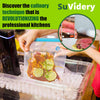 SuVidery Sous Vide Bags - Reusable Vacuum Sous Vide Cooking Bags - 3 Sizes Sous Vide Bag Kit with Clips and Pump